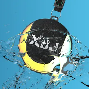 XBJ Mini Bluetooth Speaker with LED Lights Waterproof Rechargeable Portable Wireless for Beach Home Hands-Free Calls Perfect Gift Audio Compact Man Micro Protection