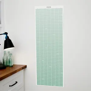 2026 Full Year Wall Calendar with Pecan Print for Home & Office Organization - 12 Months Coverage & Stylish Design