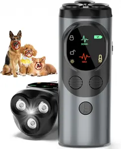 Dog Sonic Bark Deterrents Devices for Own or Neighbor'S Dog, 3X Ultrasonic anti Barking Device for Dogs Bark Deterrent Safe & Effective Stop Dog Barking Device with LED Flashlight Dogs Training Tools Baopilong