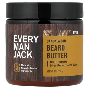 Every Man Jack Beard Butter, Sandalwood, 4 oz (114 g)