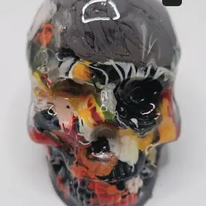Recycled Filament Resin Skulls – One-of-a-Kind Handmade Art