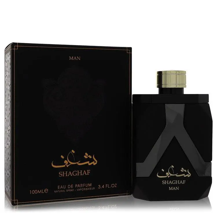 Lattafa Asdaaf Shaghaf Eau De Parfum Unisex — Lemon, Lavender, Chinese Orange, 3.4 oz (100 ml) | cypriol oil (nagarmotha), lemon perfume, sea notes, lavender perfume, tagetes, lemon lavender, lavender chinese orange, chinese orange perfume, oriental scent