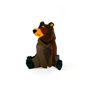 Brown Bear Hair Claw Clip – Fun Forest-Inspired Accessory for Fall and Outdoor Lovers inche extra large claw clip