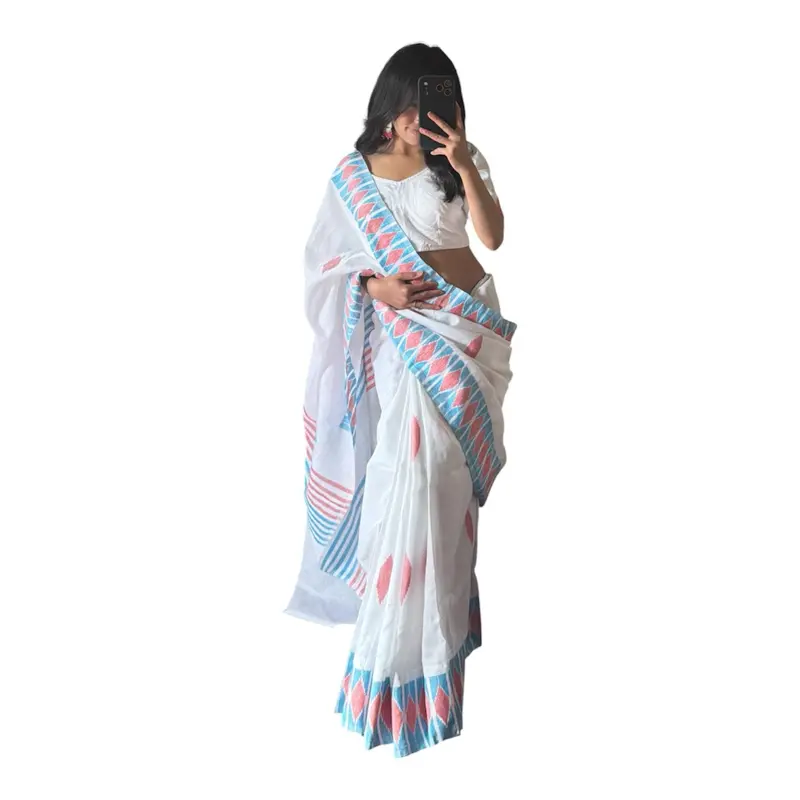 Pure Original Dhaka Ko Saree Set