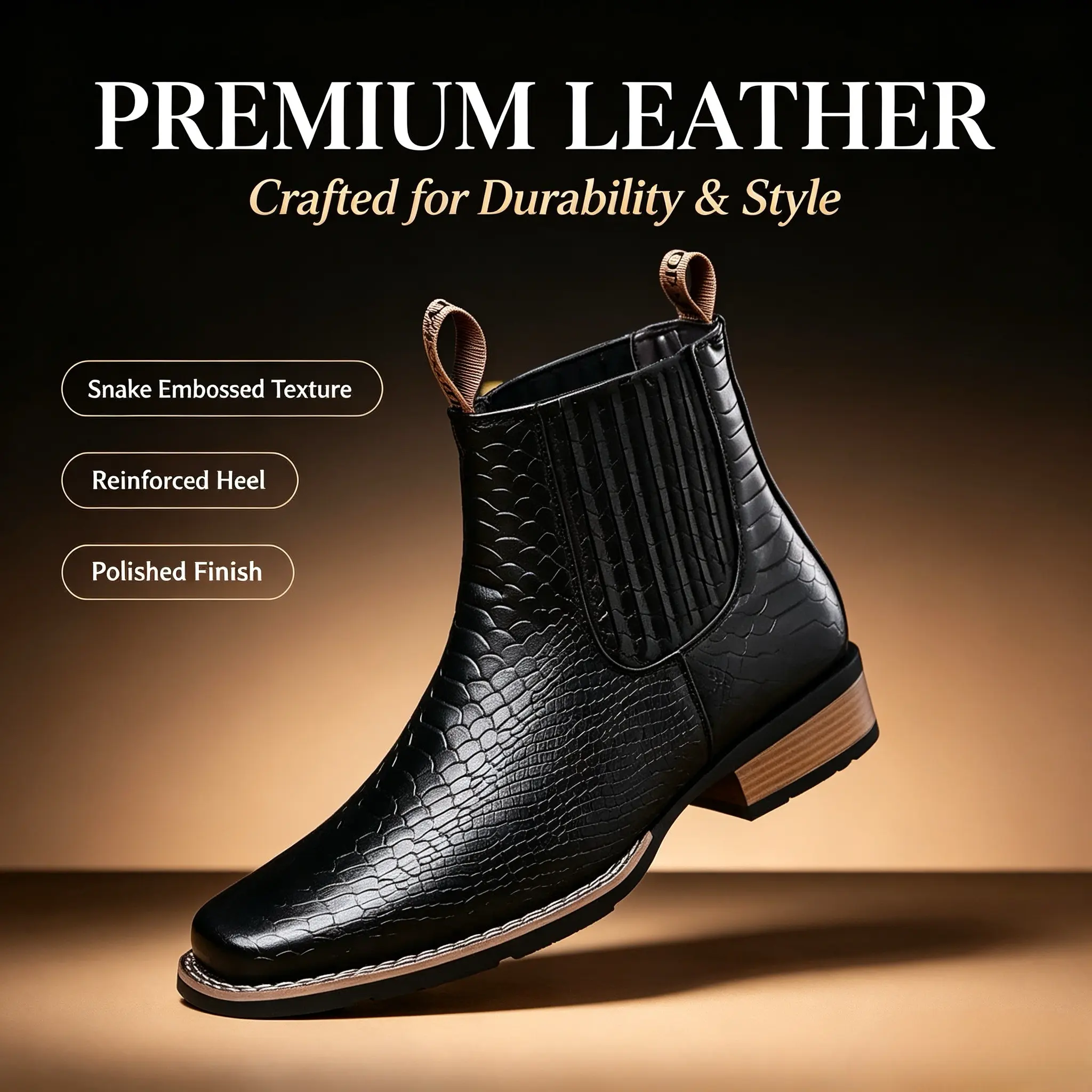 Men's Retro European-American Chelsea Ankle Walking Boots, 2026 New Sports Footwear