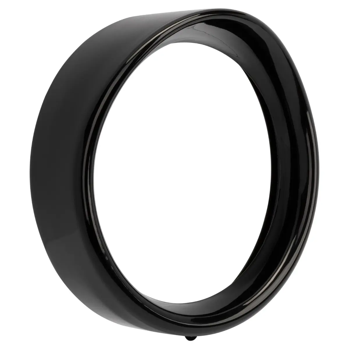 Black 7" Headlight Visor Trim Ring for Harley-Davidson® Softail / Freewheeler FLRT