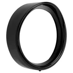 Black 7" Headlight Visor Trim Ring for Harley-Davidson® Softail / Freewheeler FLRT