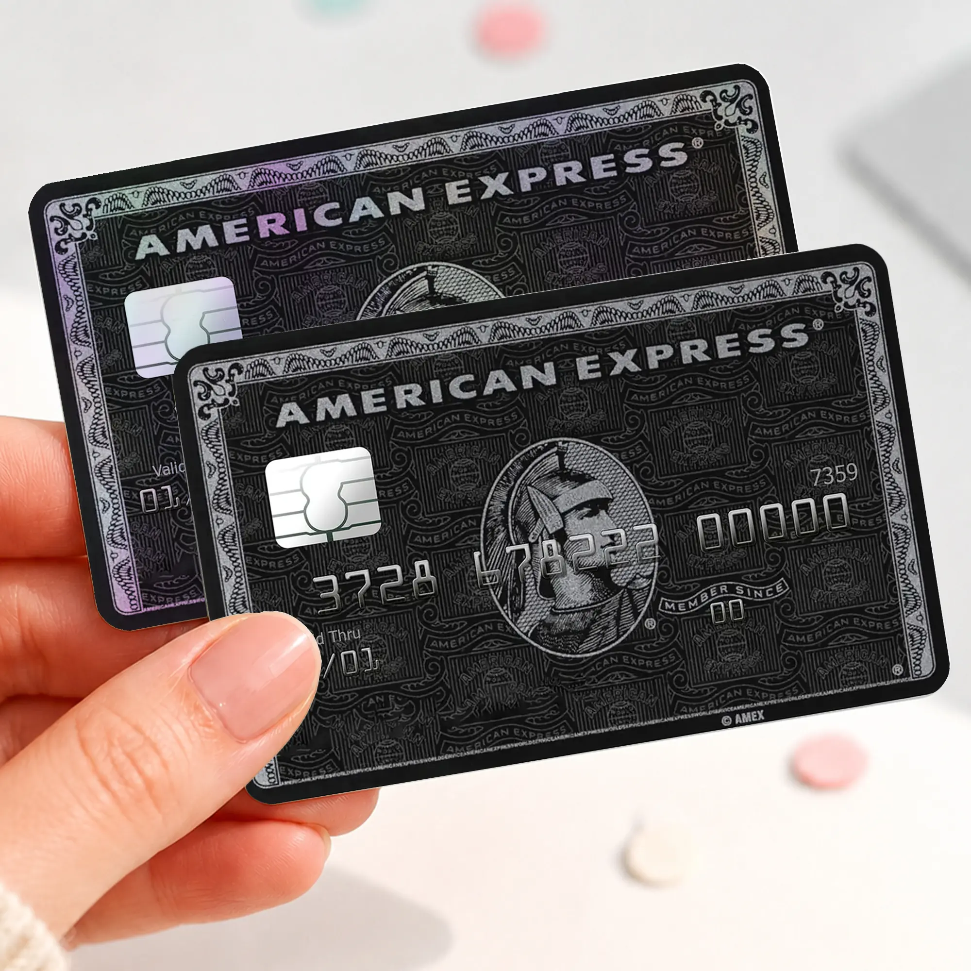Black Luxury Centurion Credit Card Skin, Ancient Warrior Debit Card Sticker, Silver Metallic Bank Card Cover, Premium Chip Card Decal, Dark Gothic Card Accessory Gift