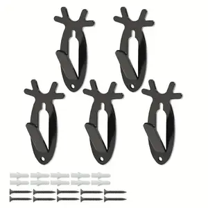 5/10Pcs Christmas European Mount Skull Wall Hanger Hook Deer Antelope Antler Mount Bracket Upgraded Version Organiser G-PLUS fathersdaygift