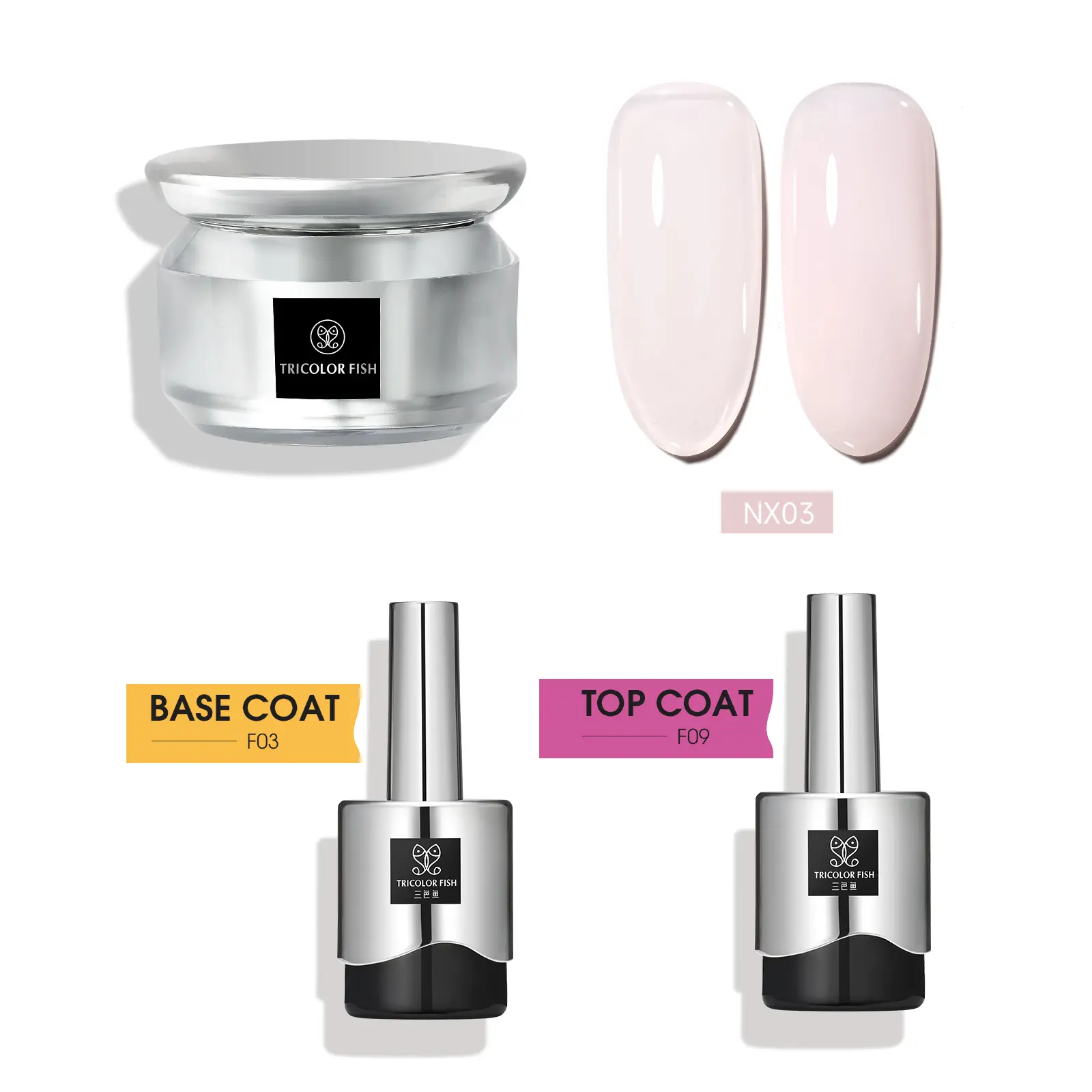 NX03 +Base Gel+Top Gel