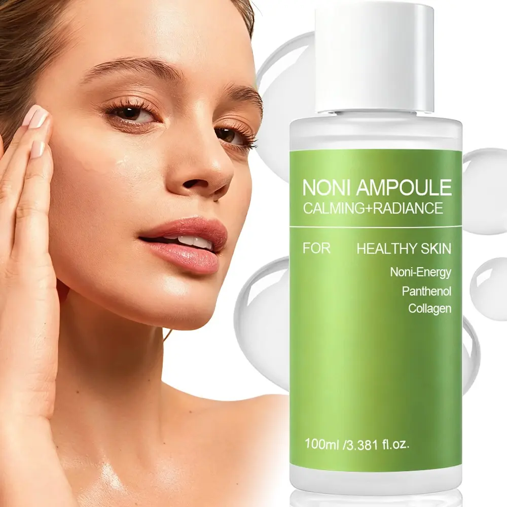 100ml - Noni Ampoule Energy Bottle - Noni Extract & Vegan Collagen Formula - Achieve Glass Skin in 2 Weeks - For Sensitive Skin Soothing Calming & Radiance Face Ampoule Ampoule Facial Serum