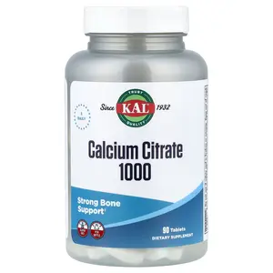 KAL Calcium Citrate 1000, 90 Tablets (333 mg per Tablet)