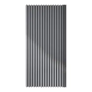 Foldable Magnetic Bathroom Curtain Waterproof Bathtub Curtain with 14 Hooks Privacy Bathroom Divider Modern for Bathroom