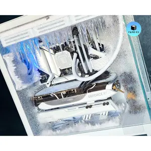 Permafrost PC Fan Shroud by Famo3D, Ice Fan Shroud, 120mm & 140mm Fan Shroud