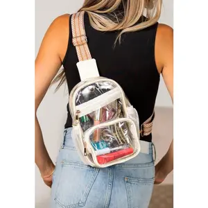 Aili's Corner Parker Clear Stadium Sling Bag