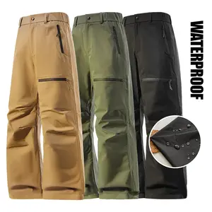 Soft Work Waterproof Wind Pants Stylish Cargo Solid Core Tactical Combat Studio Pants for Outdoor Enthusiasts Functional & Stylish