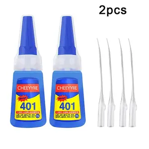 2-Pack Waterproof Quick-Dry Nail Glue Large Capacity Strong Adhesive Gel for Press-On Nails False Nails & Nail Art Salon Professional Long-Lasting Super Firm Formula for Daily & Salon Use