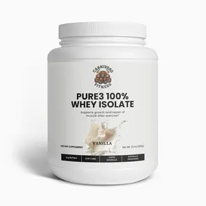 Pure3 100-Whey Protein Isolate (Vanilla)
