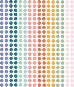 Coding Labels 1/4 Inch Round Color  Roll Solid Colors Dot Stickers Adhesive Colored Circle Stickers Inventory