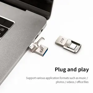 Universal 2-in-1 OTG Data Transfer Drive | Easy File Sharing & Storage for iOS & Android Phones & Laptops | Compact Mobile Backup Device | Perfect Gift for Students & Office Workers & Daily Use