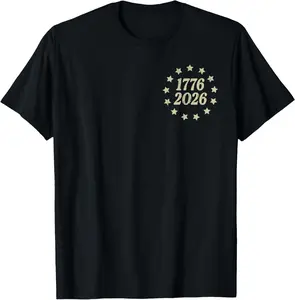 250 Years American Flag - Front and Back T-Shirt