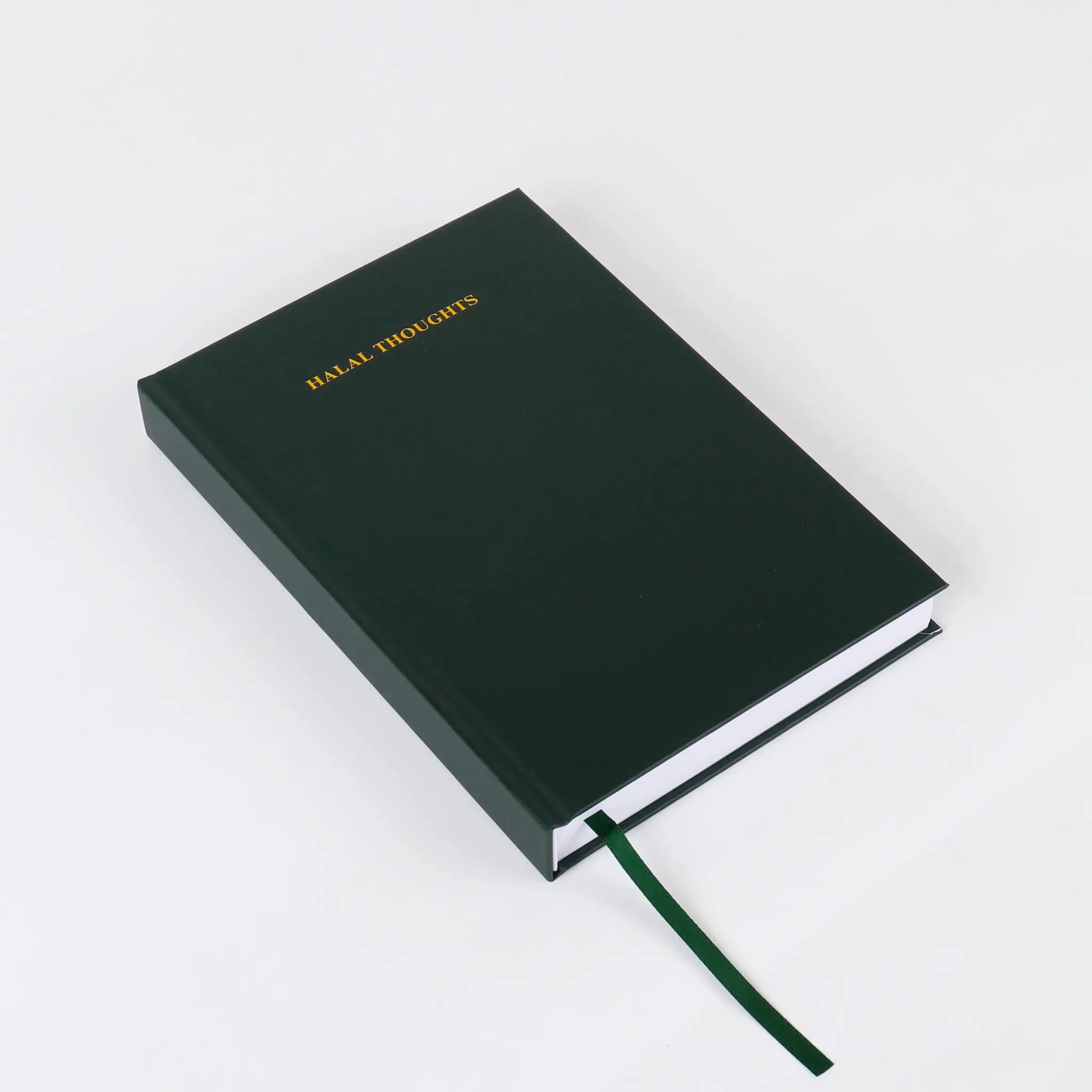 Halal Thoughts Islamic Notebook | Aesthetic Modern Hardcover Journal 2025 planner | Ideal Muslim Gift, A5 Size (5.8” x 8.5”)