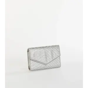 Let's Have A Toast Rhinestone Crossbody Wallet