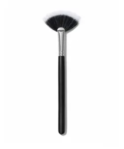 Professional Duo-Fiber Fan Brush - Soft Highlighter & Finishing Tool (Single Unit)