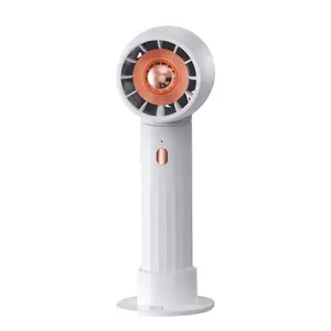 2026 Turbo Bracket Compact Handheld Fan, USB Rechargeable, Adjustable, Desktop-Portable, Outdoor-Use, Compatible with Universal Electronic Devices