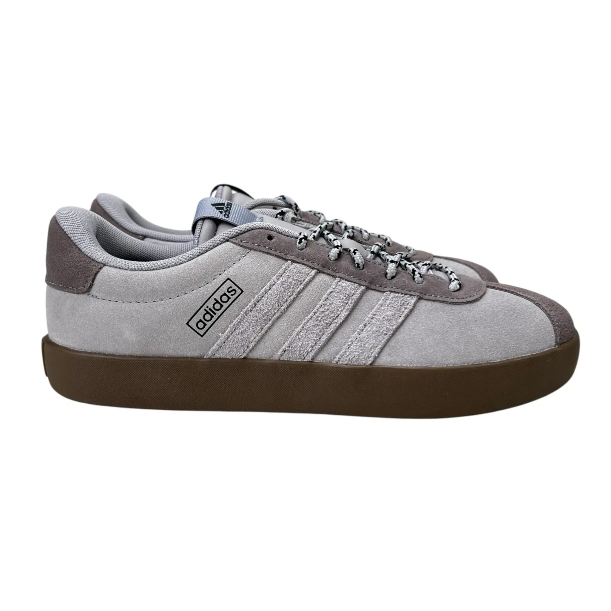 Adidas Men's Grey/Taupe Oxide VL Court 3.0 Sneakers, JP5295