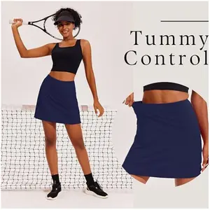 Summer Women's Athletic Skorts Lightweight Golf Skirts Inner Shorts Pocket Tennis Running Workout Sports Skorts