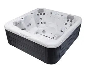 Buenospa New York Hot Tub for 6-People with 49 Jets, Spa Cover, and Ozinator