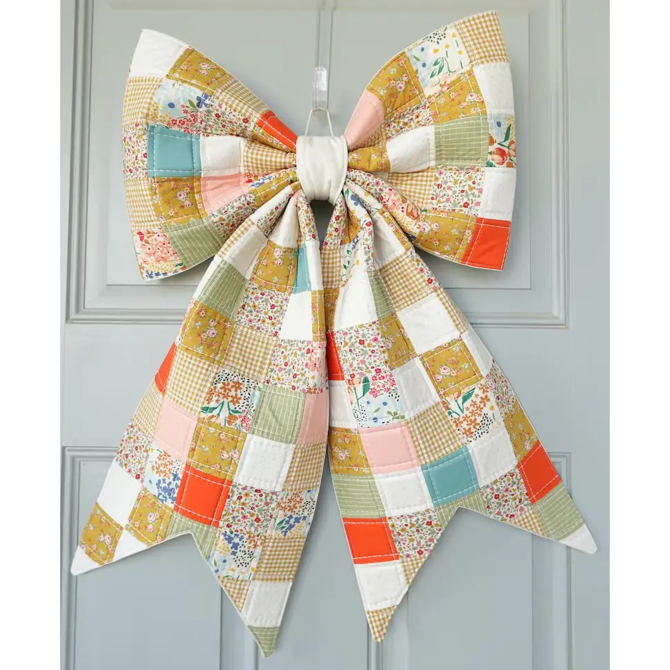 Patchwork Big Bow Sewing Pattern by Brooklyn Dawn Quilt Co