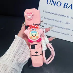 Luxury Cute Cartoon Soft Silicone Camera Case, Protective Cover for Dji Pocket3, Handheld Gimbal Bag, Camera Protection Shell