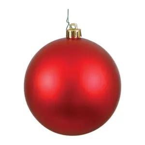 Vickerman 8" Matte Ball Christmas Ornament Vickerman 8" Matte Ball Christmas Ornament