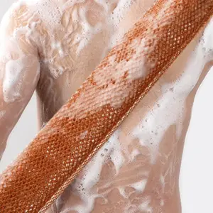 African Mesh Bath Sponge, Exfoliating Long Bath Net Sponge, Back Brush, Light Smooth Towel, Nylon Korean Exfoliating Bath/massage Cloth, Exfoliating Loofah, Exfoliating Net Sponges, Exfoliating Bath Washcloth