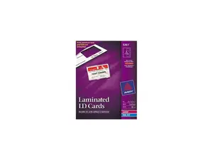 Avery Self-Laminating ID Cards, 2.25" x 3.5", 30 Cards (5361) Avery Self-Laminating ID Cards, 2.25" x 3.5", 30 Cards (5361)