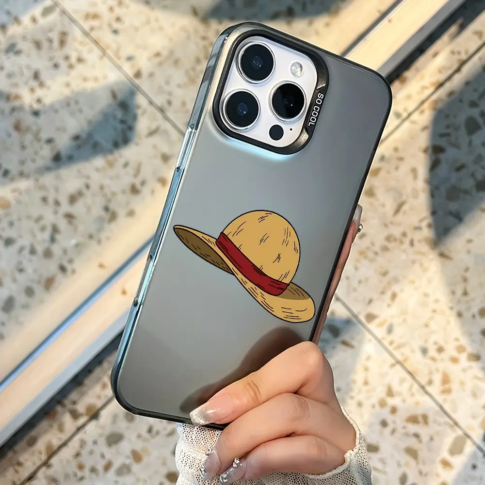 Unique, Melancholy, Elegant and High-end Straw Hat Mobile Phone Case - Suitable for iPhone 17 Air 16 15 14 13 12 11 Pro Max Plus, Anti-fall All-round Protection Mobile Phone, Unisex