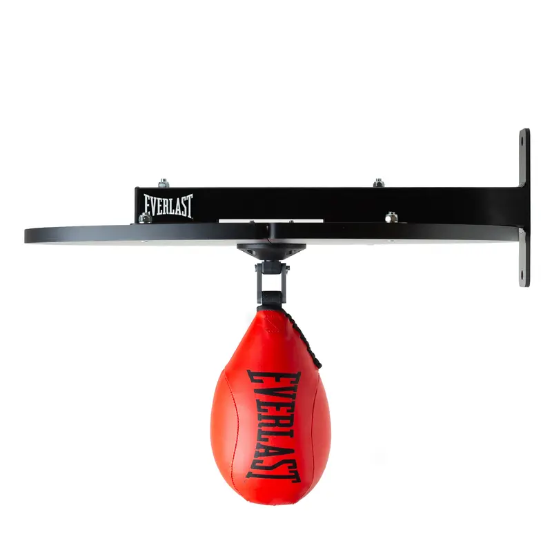 Standing Punching Bag Boxing Set - Elite Speed, 2-Piece Platform, Plastic Swivel Kit, Gym Bag, Easy Storage, Beginner to Mid-Level Rebound Performance, Speed & Accuracy Martial Arts Training Aid