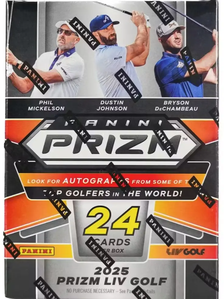 2025 Prizm LIV Golf Blaster box