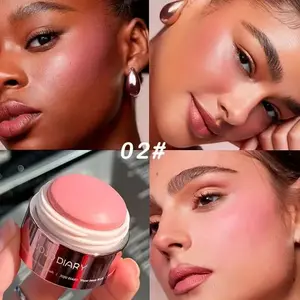 Dual-use lip and cheek 2-in-1 blush stick makeup - portable blush, available in four colors, multi-functional usage: eyeshadow, blush, lip tint. Long-lasting and smudge-proof, easy to apply, a must-have for fashionable girls