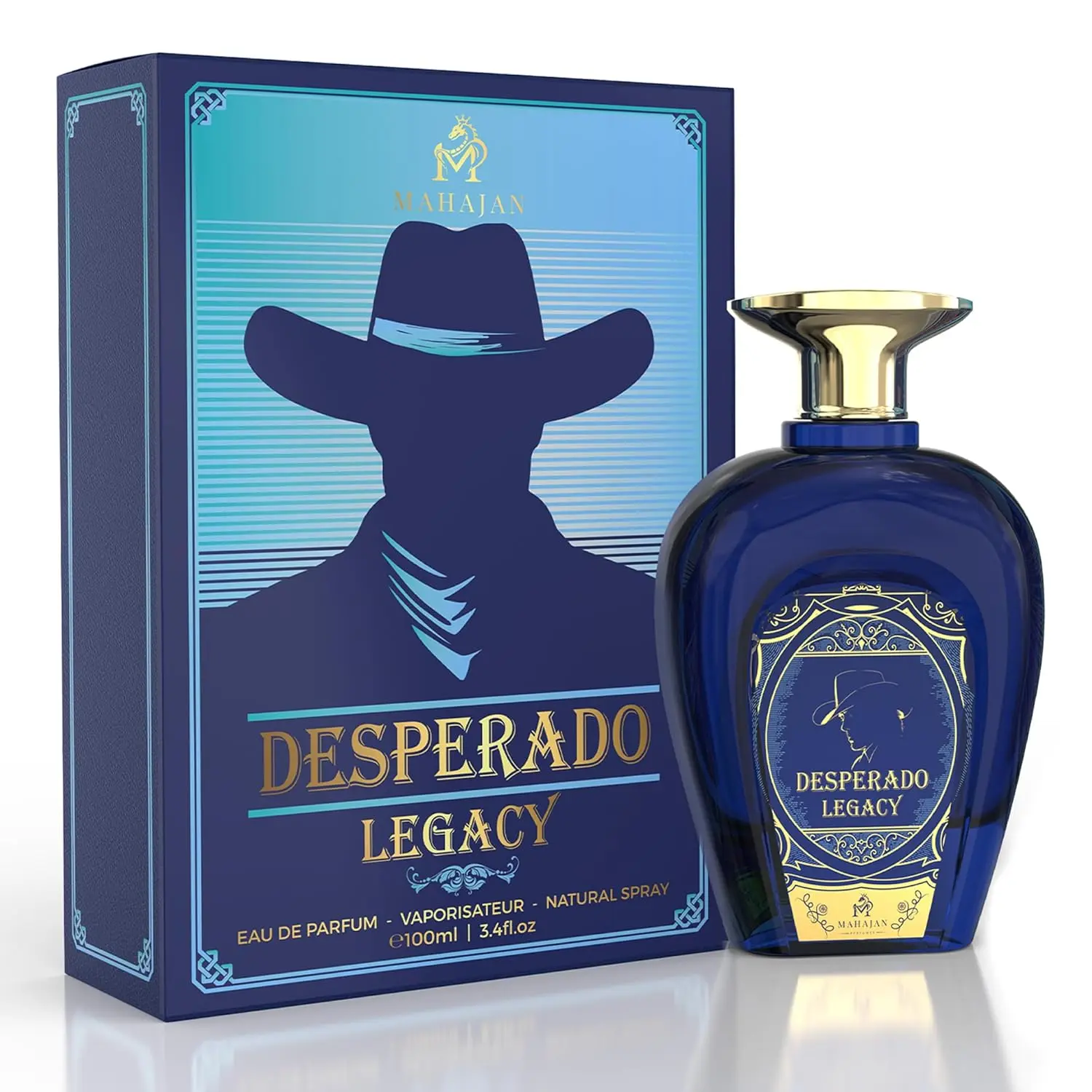 Mahajan Desperado Legacy Eau de Parfum Spray for Men 3.4 Ounce