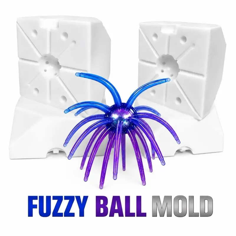 Fuzzy Ball Mold fishing bait mold | Coike Style Fishing Lure Mold | Soft Plastic Fishing Mold