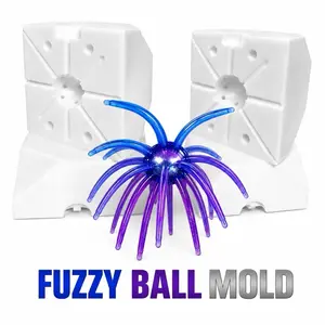 Fuzzy Ball Mold fishing bait mold | Coike Style Fishing Lure Mold | Soft Plastic Fishing Mold