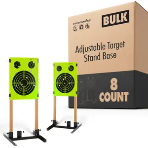 Adjustable Target Stand Base - 8 Pack
