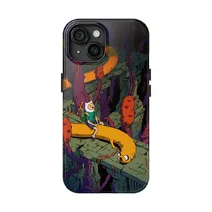 Adventure Time Phone Case Finn and Jake Cartoon Cover for Phone 17 16 15 14 13 12 11 Pro Max