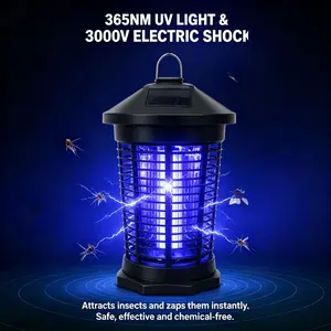 Hanging Bug Zapper – Outdoor Electric Mosquito & Insect Killer, UV Rechargeable Swatter, Safe & Chemical-Free, ABS Durable, Perfect for Camping, Kitchen & Garden