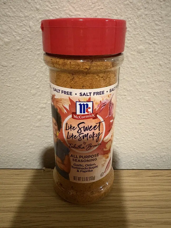 NEW McCormick Tabitha Brown Like Sweet Like Smoky Salt Free Seasoning 5.5 oz