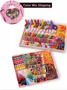 Cute Colorful Hair Accessories Set, Including Hair Clips, Hair Ties, Hair Rings, Hair Claws, Hair Accessories for Girls & Women, Birthday Gift