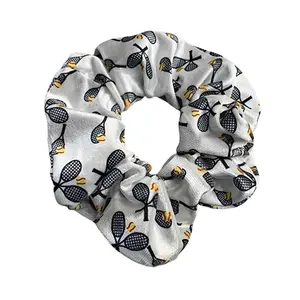 High-Quality Tennis Scrunchie for Women, Teens and Girls (Velvet, Sturdy & Durable)